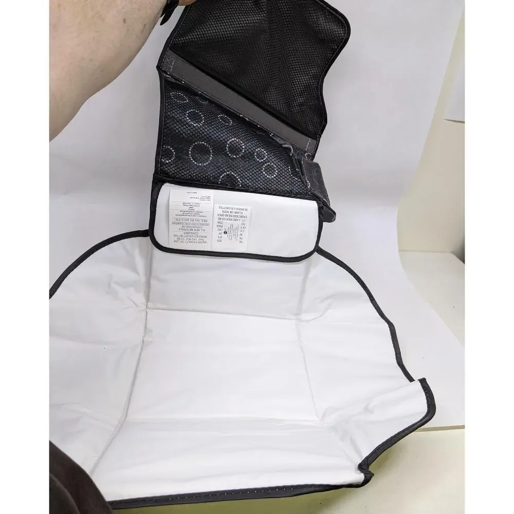 NEW Safe Fit Anti-Microbial Diaper Changing Pad with bag dispenser and bags